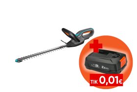 Akumuliatorinės gyvatvorių žirklės GARDENA Hedge Trimmer EasyCut 45/18V  solo,  45 cm, tarpas tarp dantų 15 mm, P4A, be akumuliatoriaus ir pakrovėjo.