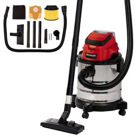 Akumuliatorinis dulkių siurblys EINHELL TC-VC 18/20 Li S, 18 V, Li-ion, be akumuliatoriaus, maks. siurbimas 8 kPa