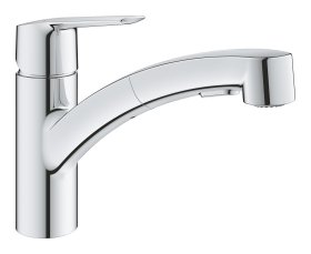 Plautuvės maišytuvas GROHE QuickFix Start, su dušeliu, chromas, 30307001