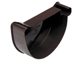 Latako išorinis dangtelis WAVIN KANION, universalus, skersmuo 100 mm, rudos spalvos, 3085071