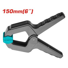 Rankinis plastmasinis spaustuvas TOTAL, 150 mm, 15 kg, THT13362