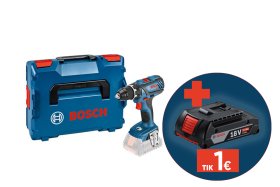 Akumuliatorinis gręžtuvas BOSCH Professional GSR 18V-28 Solo, maks. sukimo momentas 63 Nm, be akumuliatoriaus ir kroviklio