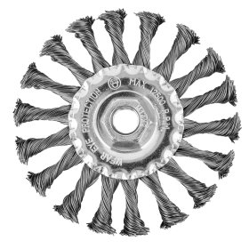 Apvalus vielinis šepetys GRAPHITE, 115 mm,57T432