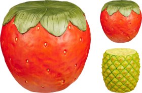 Sodo dekoracija BRAŠKĖ IR ANANASAS, 2 skirtingi dizainai, 31 x 31 cm