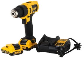 Smūginis gręžtuvas DEWALT DCD716D2-QW, 10,8 V, kompekte 2x2,0 Ah akumuliatoriai ir kroviklis