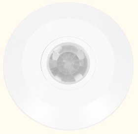 Judesio jutiklis SPECTOR LIGHT 17906S, IP20, 360 laipsnių, 8 m, 2000W, 220-240V, 3-2000LUX, infrared sensorius, 115 x 24,3 mm, baltos sp.