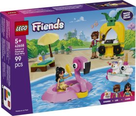 Konstruktorius LEGO Friends, vienaragio ir flamingo baseino vakarėlis