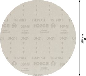 Šlifavimo tinklelis BOSCH, M 480, 225 mm, G240, 25 vnt.