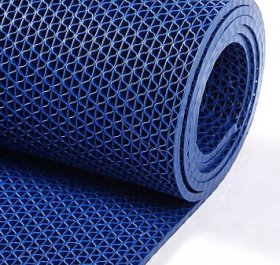 Grindų danga Swimming Mat, 60 x 120 x 0,8 cm, mėlynos spalvos, antistatikas, anti-pelėsinis,  atsparus ugniai, anti-uv, sulaiko smėlį