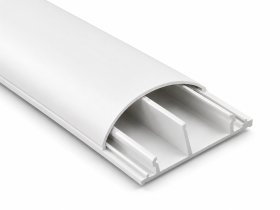 Kanalas kabeliui HOROZ, 2 m, PVC, 70 x 20 mm, pilkos spalvos