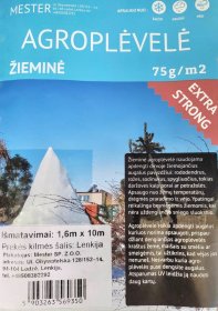 Apsauginė plėvelė nuo šalčio, 75 g/m2, 1,6 x 10 m