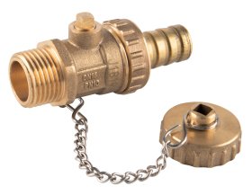 Išleidimo rutulinis ventilis FERRO F-Comfort  1/2", su kamščiu, ZSN1, ZSN1
