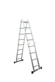 Kopėčios HERVIN EQUIPMENT, aliuminės, daugiafunkcės, 4x4 pakopų, 2240-4610 mm, AM0216A