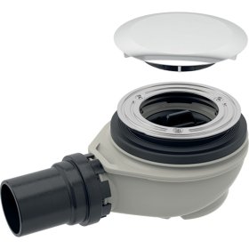 Sifonas dušo padėklui GEBERIT, d90, su sifono angos dangteliu, 150.531.21.1