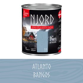 Impregnuojantys dažai medienai LUXDECOR NJORD, 0,75 l, (19) Atlanto bangos