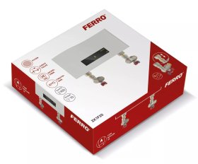 Dujinio katilo kampinių ventilių komplektas FERRO, 2vnt. (KFM2SGPK, KFMFZZ2SGK)