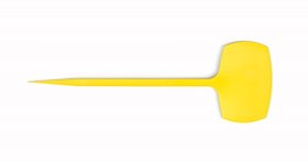 Plastikiniai augalų žymekliai, geltonos sp., 10 x 7 x 31 cm., 10 vnt.