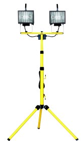 Prožektorius ACUMA, halogeninis, 2 x 400 W, IP54, su stovu, su 2 lemputėm, stovo aukštis 0,8-1,4m