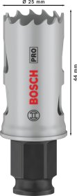 Grąžtas-karūna BOSCH Bi-metal Progressor, 25 mm