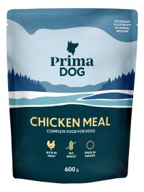 Konservuotas šunų ėdalas PRIMADOG, vištiena, 600g
