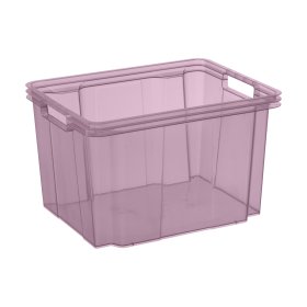 Daiktadėžė Plast team Euro box, 34,2 x 21,4 x 27 cm., 14,5 l., rausvos spalvos, N