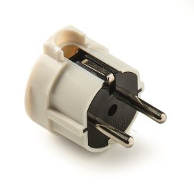 Kištukas FAMATEL, su įž., kampinis, baltos sp.