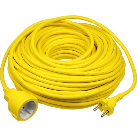 Ilgiklis ORRO, 1 lizd., 50m, 2x1.5, be įž., geltonos sp., 53115