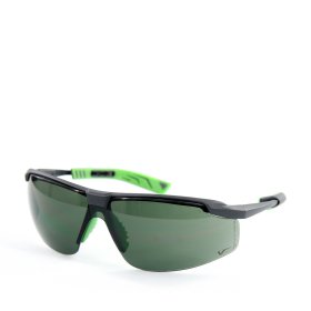 Apsauginiai akiniai UNIVET VAA5x805, 5x8, tamsinti, su regul. kojelėmis, nerasojantys, nesibraižantys, atsparūs aukštai temperatūrai, su šonine apsauga