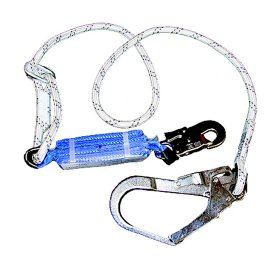 Lynas PROTEKT TLABM10042, 2m, skersmuo 12mm, reguliuojamas su energijos sugertuvu ir dvejomis jungtimis, karabinų atsidarymo anga - 18mm ir 50mm