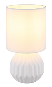 Stalinis nakties šviestuvas GLOBO Sylas, E14, 1 x 40 W, 230V, baltos sp., laido ilgis 1,5 m, 120 x 230 mm