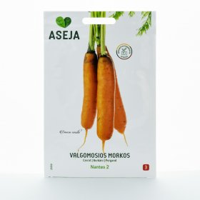 Daržovių sėklos, valgomosios morkos (vasarinės) Nantes 2, ASEJA, 3gr, 29350(3)