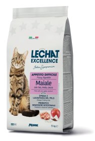 Sausas kačių ėdalas LECHAT EXCELLENSE Fussy, išrankioms katėms su kiauliena 1.5kg