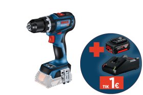 Akumuliatorinis smūginis suktuvas BOSCH Professional GSB 18 V-90 C SOLO, 18 V, sukimo momentas 38-90 Nm, be akumuliatoriaus ir kroviklio, 06019K6100
