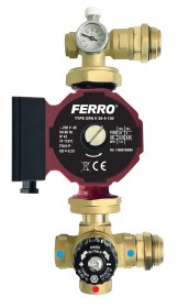 Grindinio šildymo pamaišymo modulis FERRO GM40GPA, su elektroniniu siurbliu 25-4-130, GM40GPA