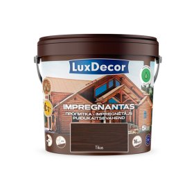 Impregnantas medienai LUXDECOR, (11) tikas, laukui ir vidui, 5 l