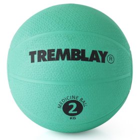 Svorinis kamuolys TREMBLAY Medicine Ball, 2 kg, d-20 cm, green