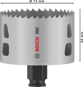 Grąžtas-karūna BOSCH Bi-metal Progressor, 73 mm