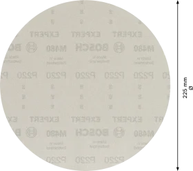 Šlifavimo tinklelis BOSCH, M 480, 225 mm, G220, 25 vnt.