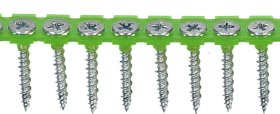 GKP sraigtai juostoje ESSVE Kombi, 3,9 x 30 mm, cinkuoti, 1000 vnt.