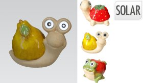 Sodo dekoracija Sodo gyvūnai, šviečiančiomis akimis, įvairių sp., 3 skirtingų dizainų