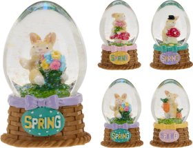 Velykinė dekoracija Vandens burbulas, 4,8 x 4,8 x 7,5 cm, 4 skirtingi dizainai