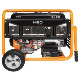 Benzininis generatorius NEO, nominali galia 6 kW, maksimali galia 6,5 kW