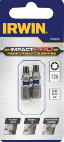 Smūginiai sukimo antgaliai IRWIN Impact Pro, 25 mm, 2 x T25