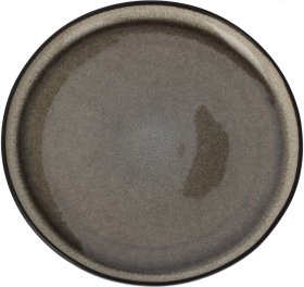 Lėkštė, keraminė, skersmuo 26 cm, rudos sp.