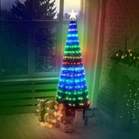 Išmanioji kalėdinė eglutė SUNLUX BESL22, 314 LED, bluetooth, IP44, 1,8 m