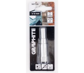 Deimantinis grąžtas GRAPHITE, 12 mm