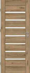 Laminuotos vidaus durys be užlaidos VOSTER Vanilla 10, dešininės, spalva Italian walnut, 2017x818x40 mm