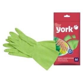 Guminės pirštinės YORK ALOE VERA M dydis
