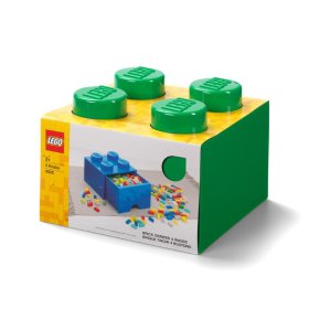 Daiktadėžė-stalčius LEGO, 25 x 18 x 25 cm., žalios sp., N