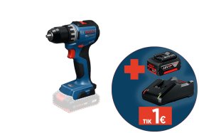 Akumuliatorinis gręžtuvas BOSCH Professional GSR 18V-52 SOLO, 18 V, be akumuliatoriaus ir kroviklio, 06019S0020
